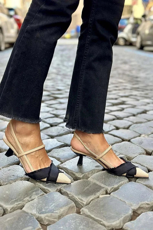 LUCREZIA | Décolleté Slingback Élégante pour un Style Sophistiqué