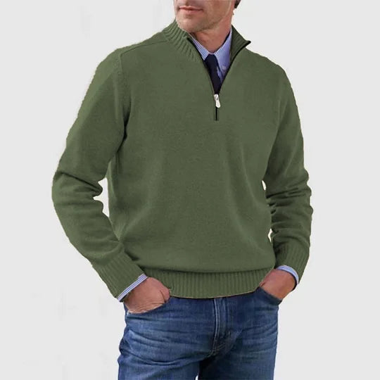Howard™ | Pull raffiné avec demi-zip