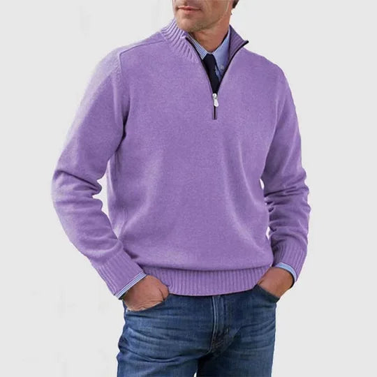 Howard™ | Pull raffiné avec demi-zip