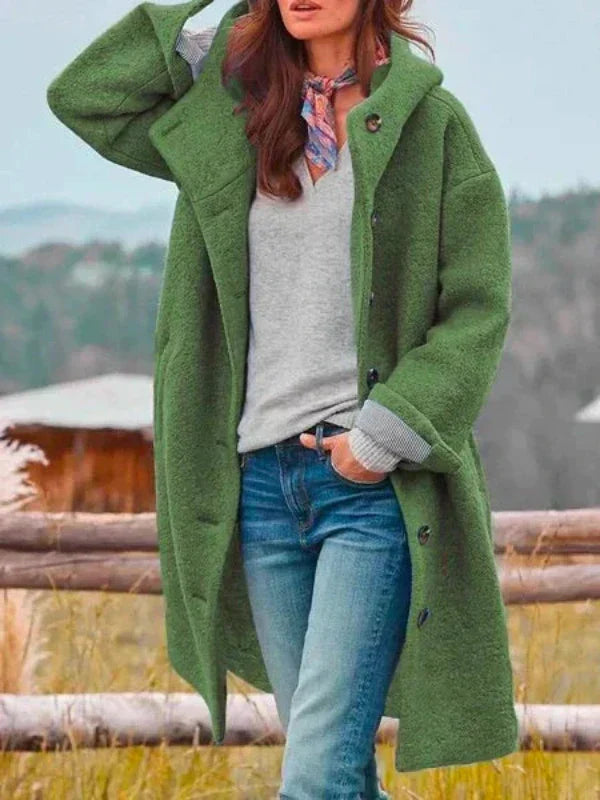 Isabelle | Élégante longue manteau d'hiver
