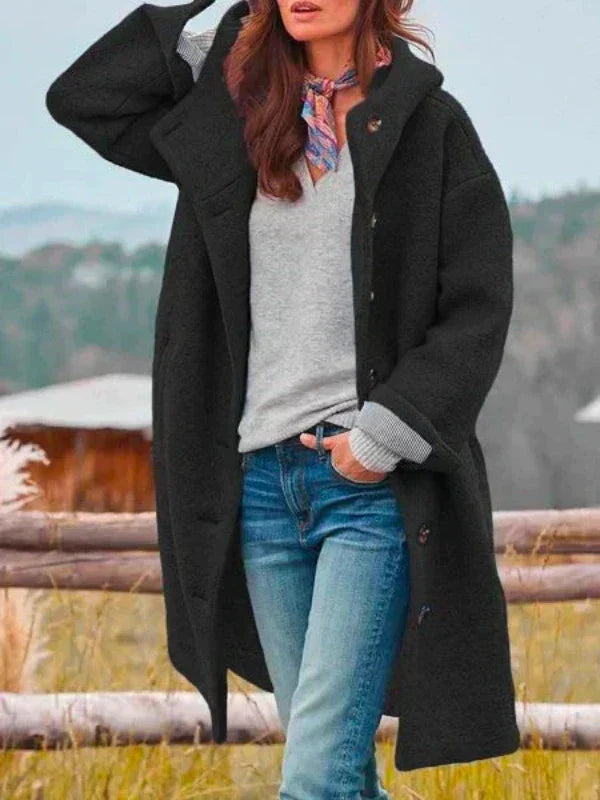 Isabelle | Élégante longue manteau d'hiver