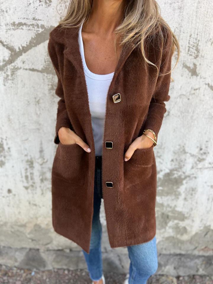Elodie - Manteau Élégant avec Revers