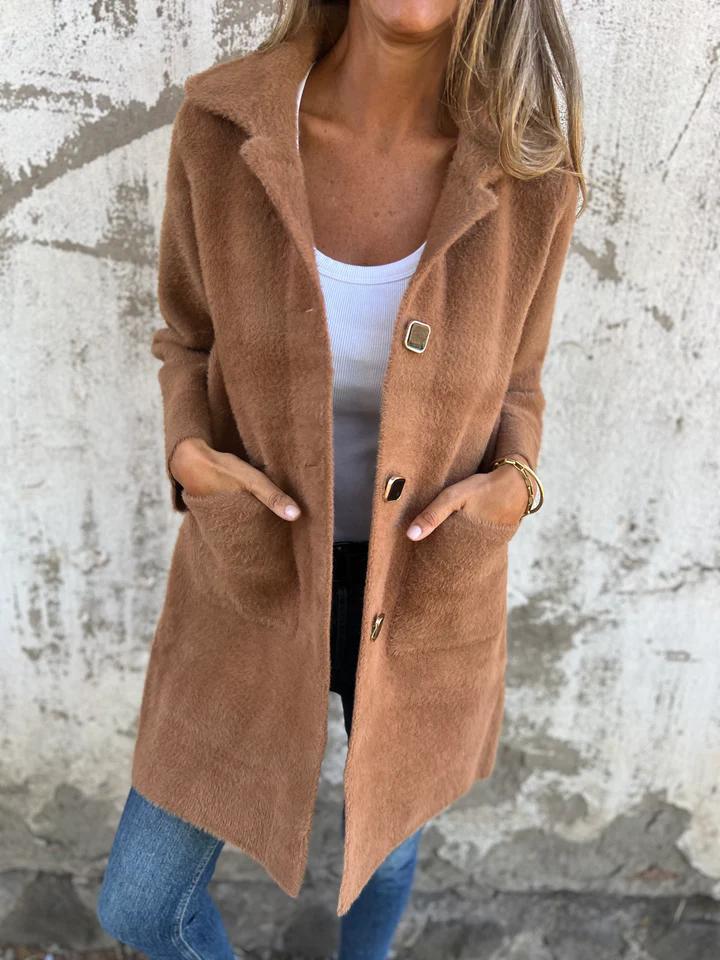 Elodie - Manteau Élégant avec Revers