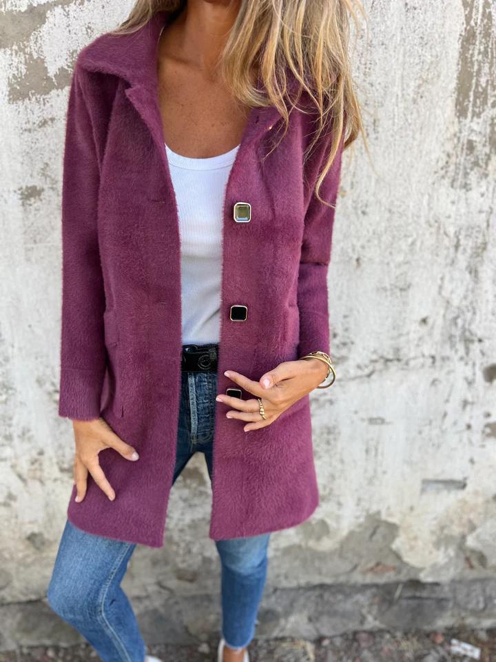 Elodie - Manteau Élégant avec Revers