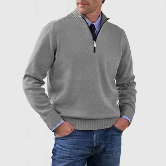 Howard™ | Pull raffiné avec demi-zip