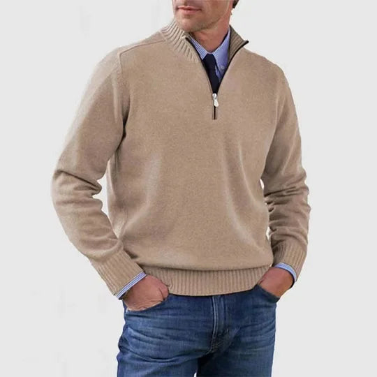 Howard™ | Pull raffiné avec demi-zip