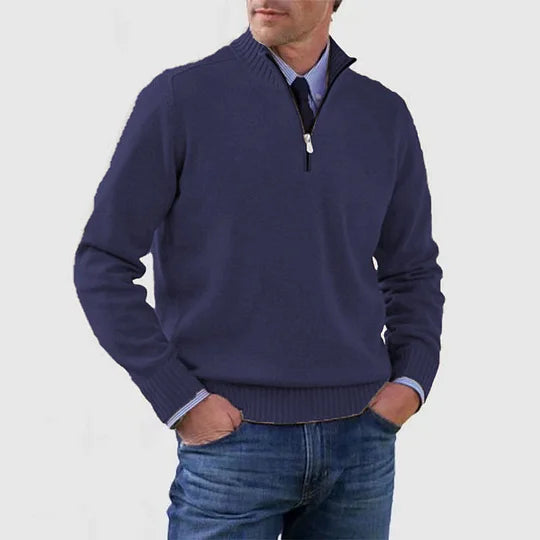Howard™ | Pull raffiné avec demi-zip