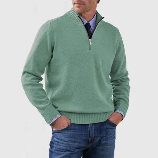 Howard™ | Pull raffiné avec demi-zip