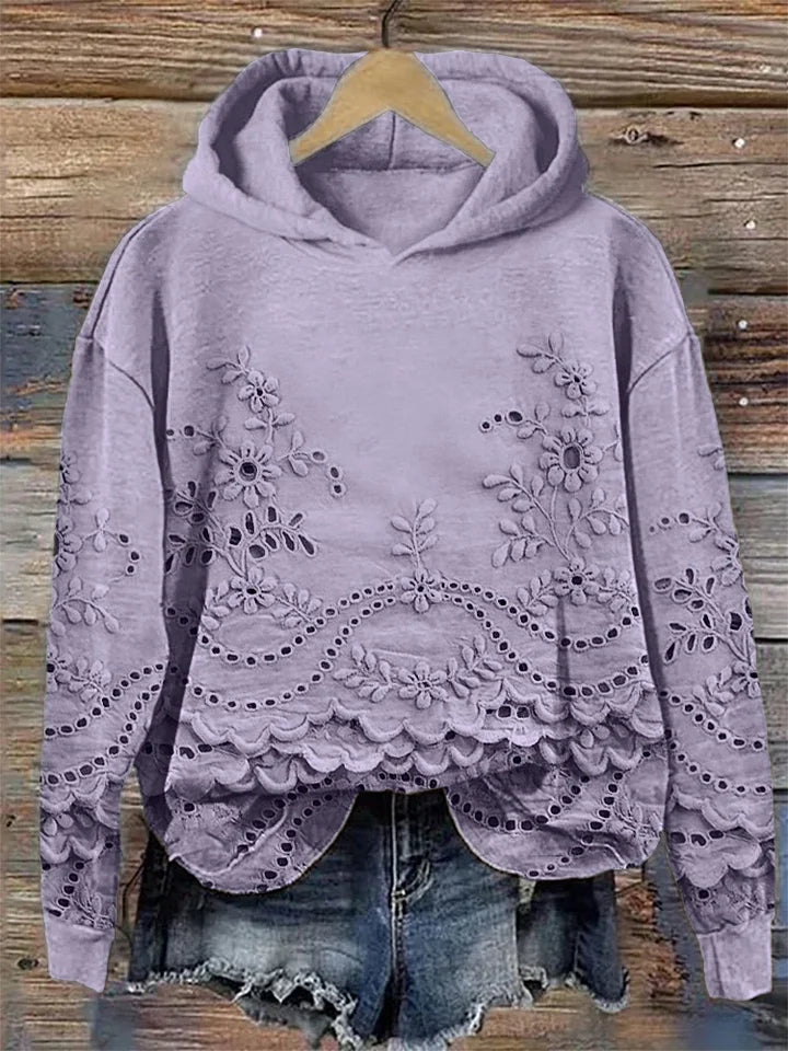 Rosaura™ | Pull avec des détails en dentelle