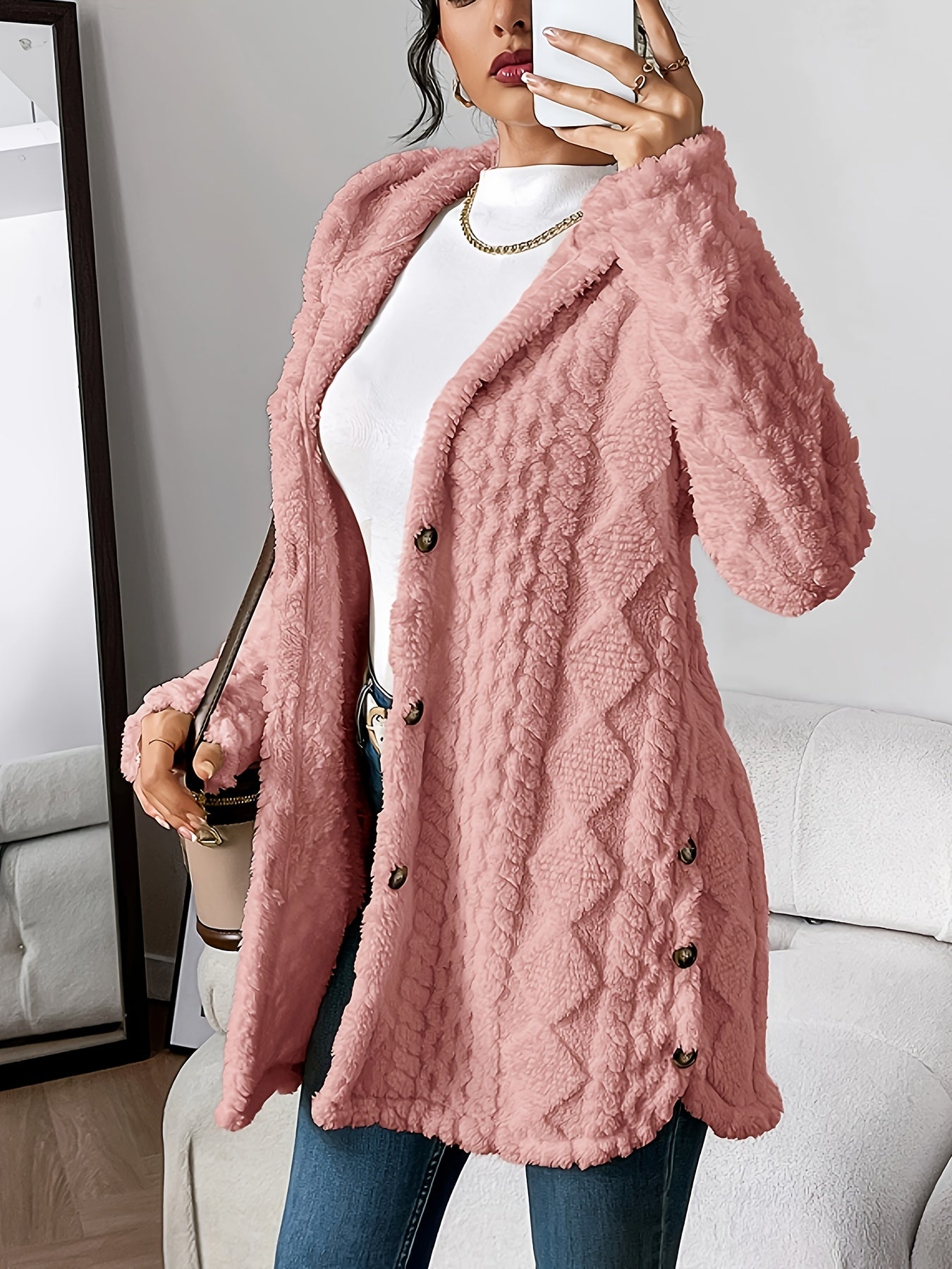 Amalia™ | Cardigan douillet avec capuche