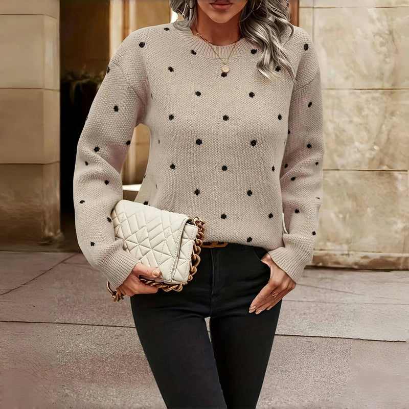 Carolina™ | Pull en Tricot à Pois