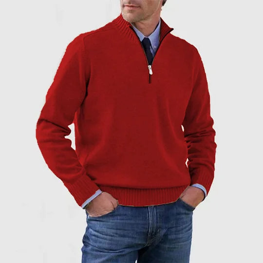 Howard™ | Pull raffiné avec demi-zip