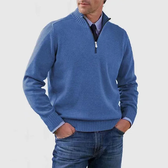 Howard™ | Pull raffiné avec demi-zip