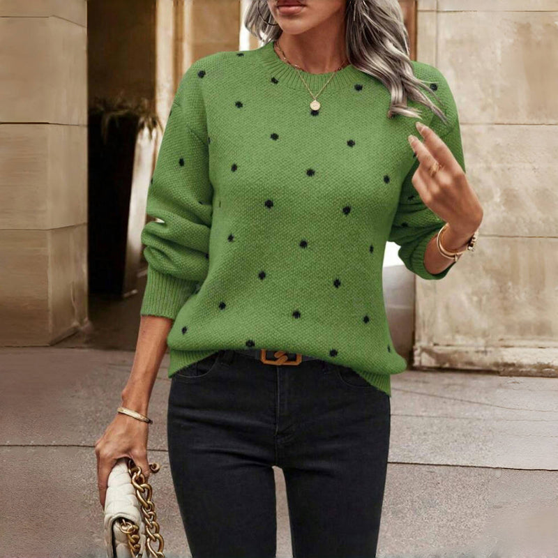 Carolina™ | Pull en Tricot à Pois