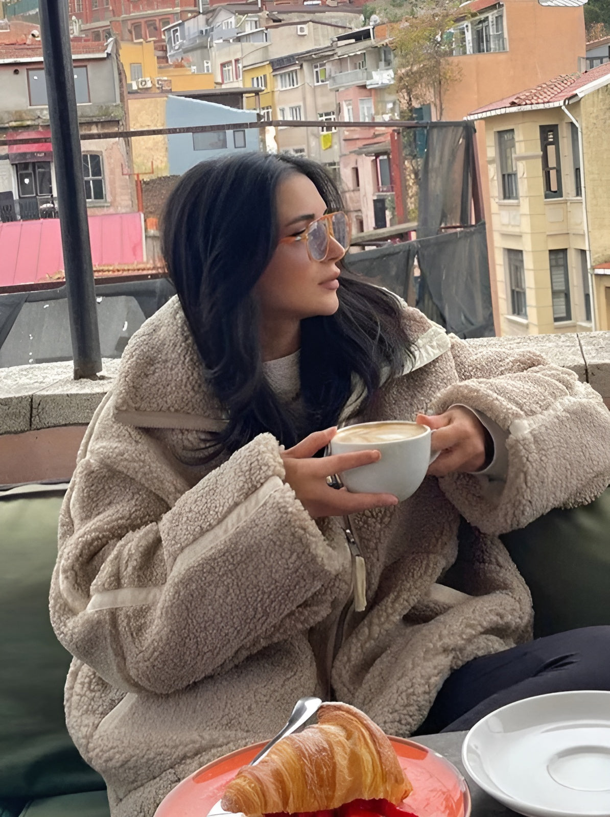Liora – Manteaux Teddy Oversize