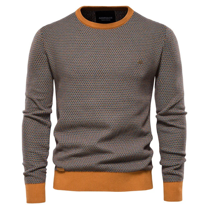 MIRAVO | Pull homme à motif à carreaux