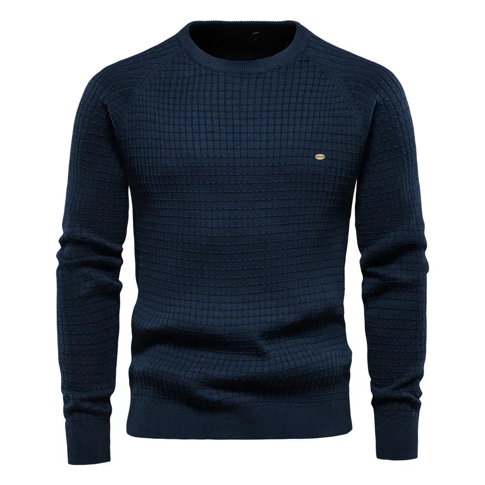 MIRAVO | Pull homme à motif losanges
