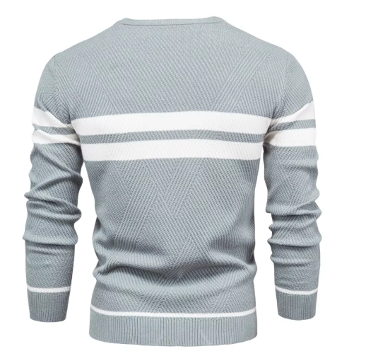 MIRAVO | Pull élégant pour homme avec motif à chevrons
