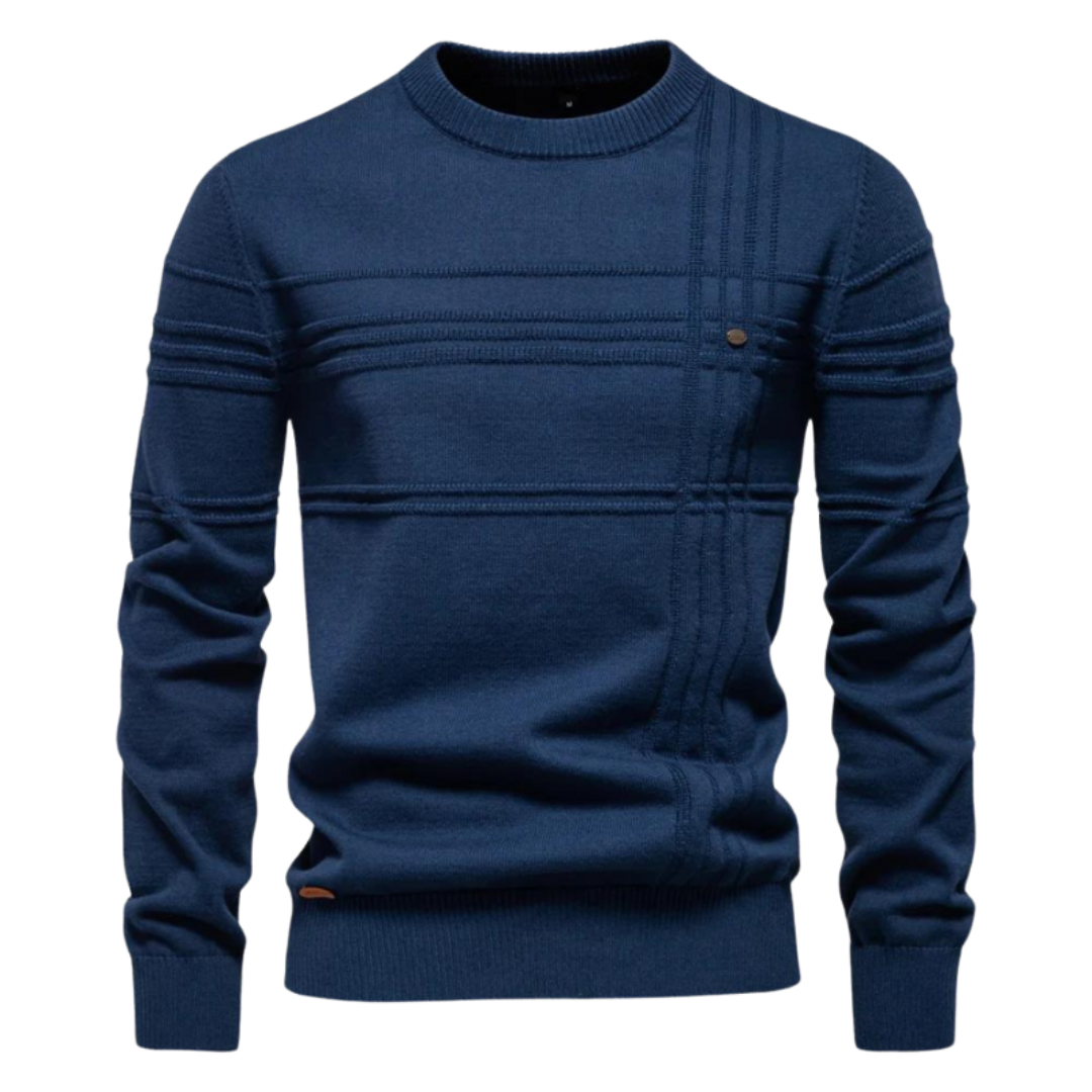 MIRAVO | Pull élégant pour homme avec design à carreaux