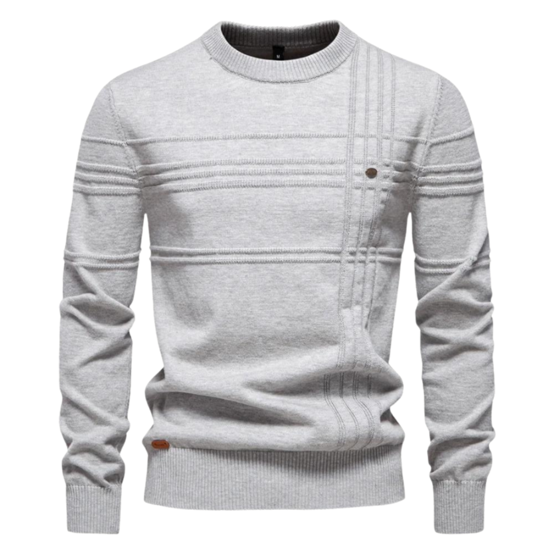 MIRAVO | Pull élégant pour homme avec design à carreaux