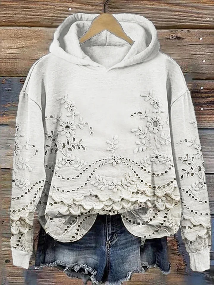 Rosaura™ | Pull avec des détails en dentelle