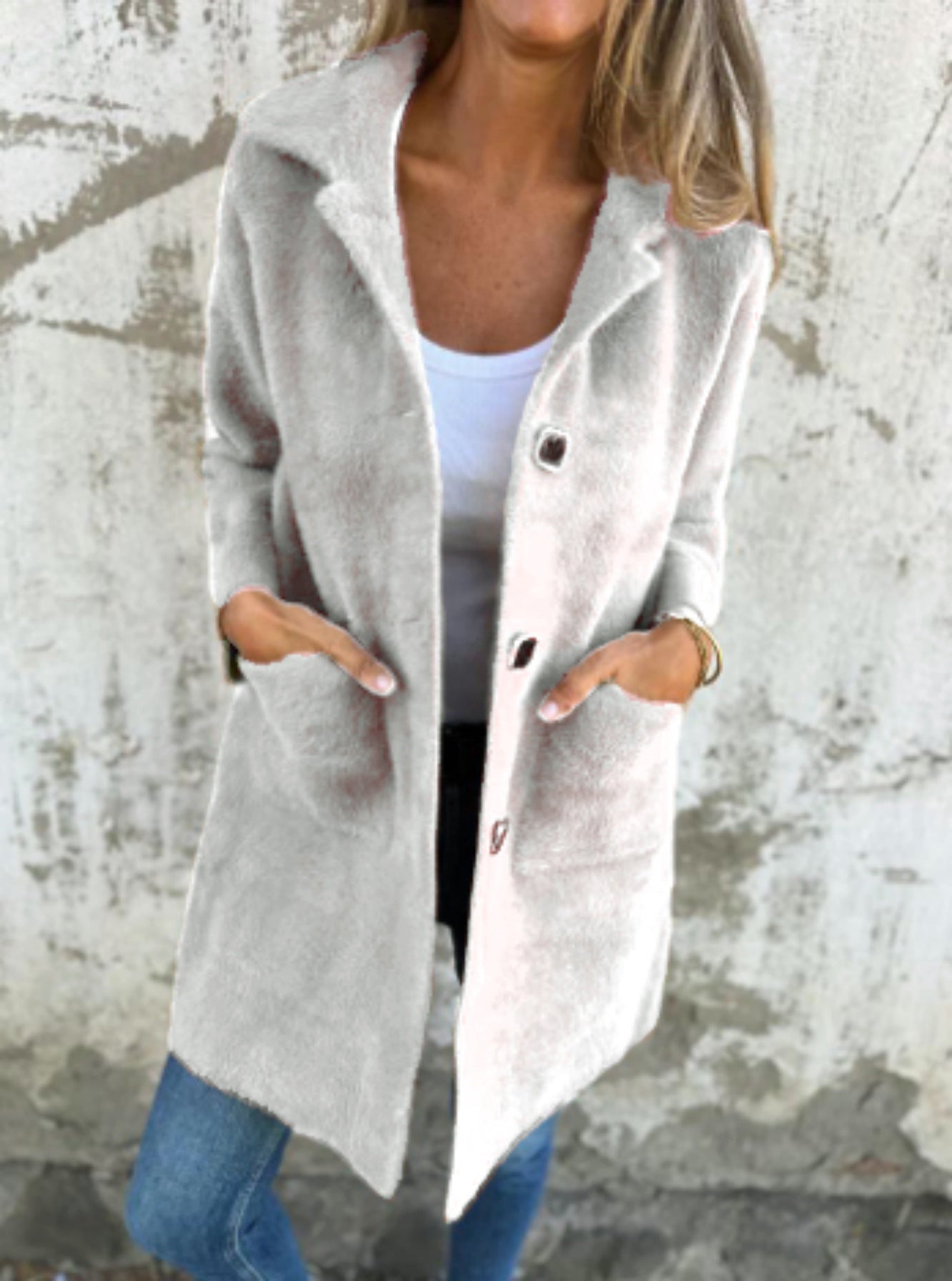 Elodie - Manteau Élégant avec Revers
