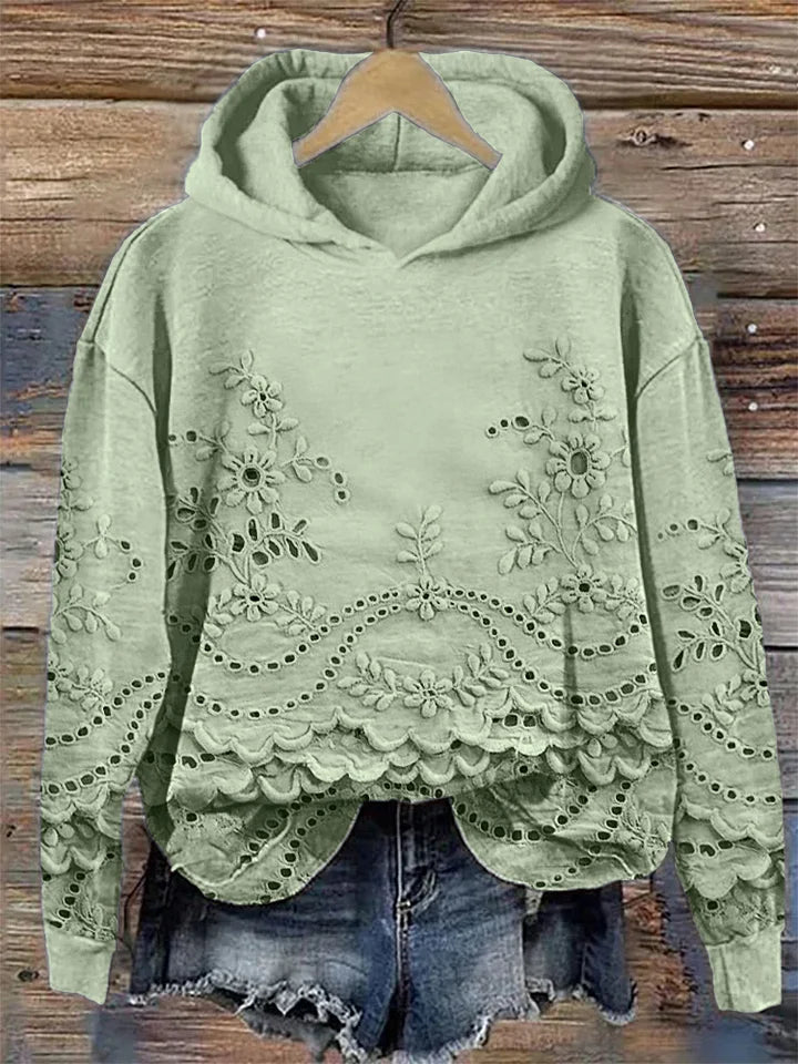 Rosaura™ | Pull avec des détails en dentelle