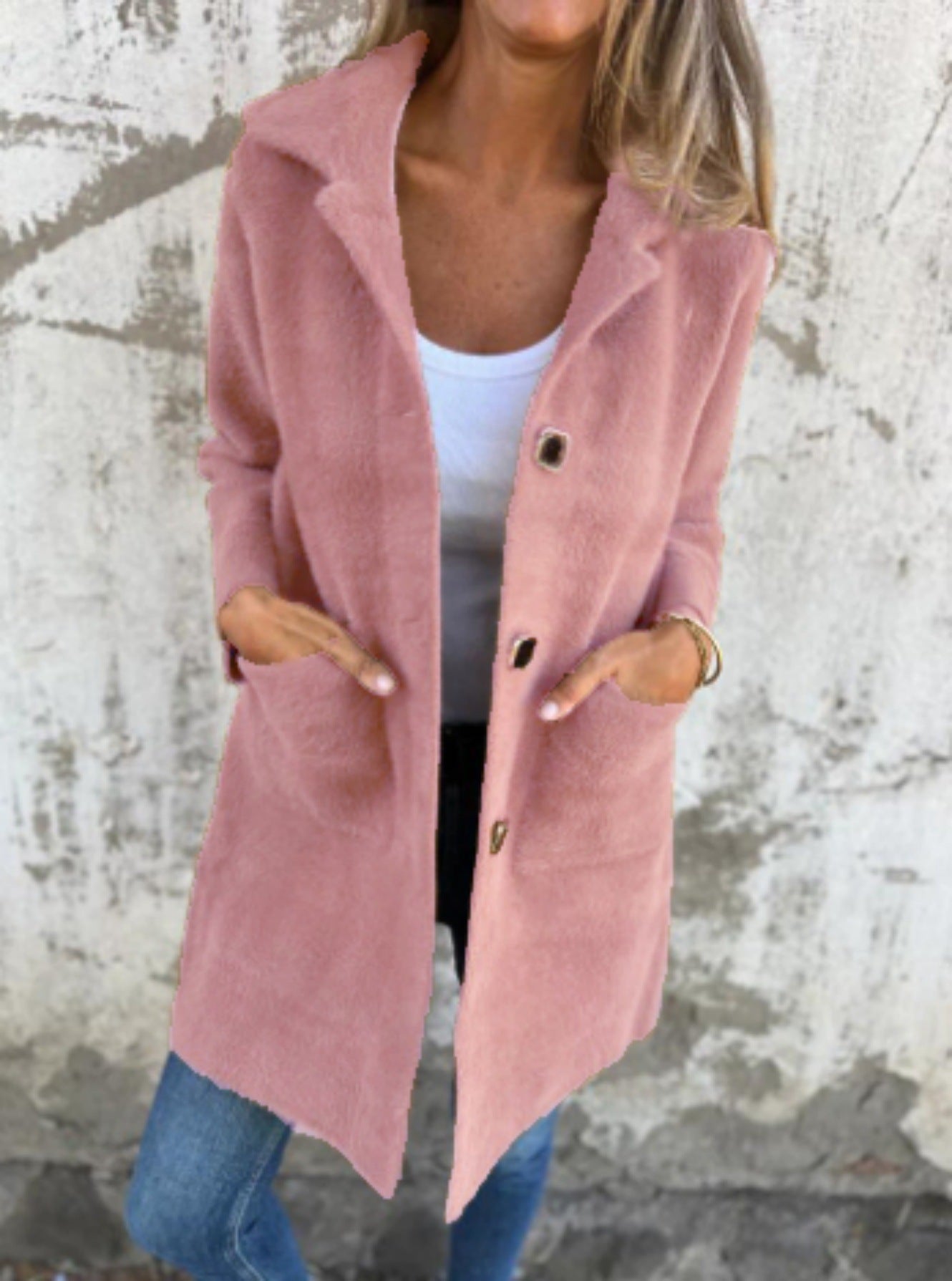 Elodie - Manteau Élégant avec Revers