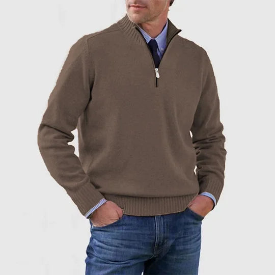 Howard™ | Pull raffiné avec demi-zip