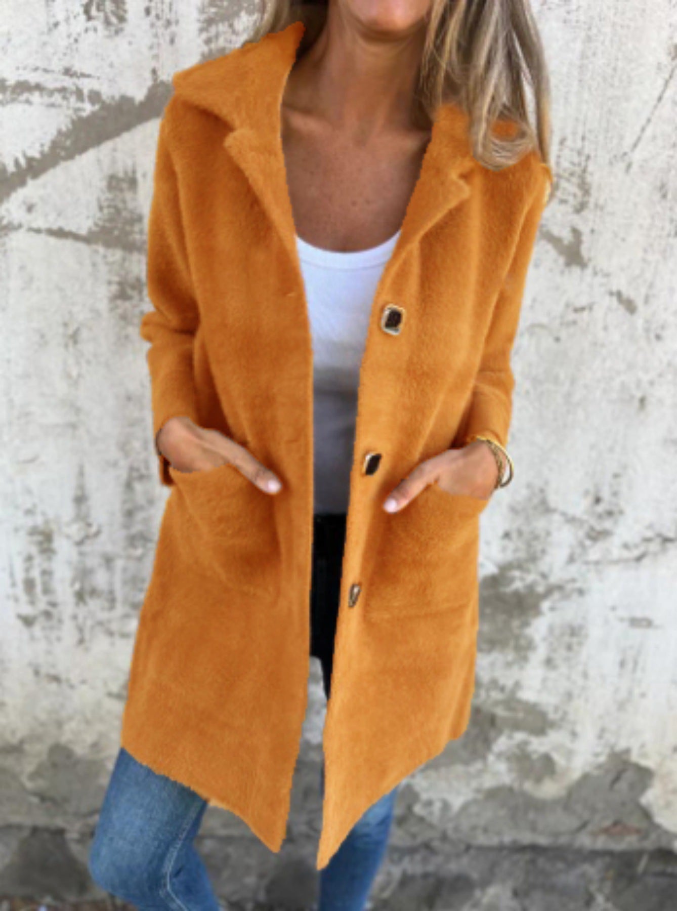 Elodie - Manteau Élégant avec Revers
