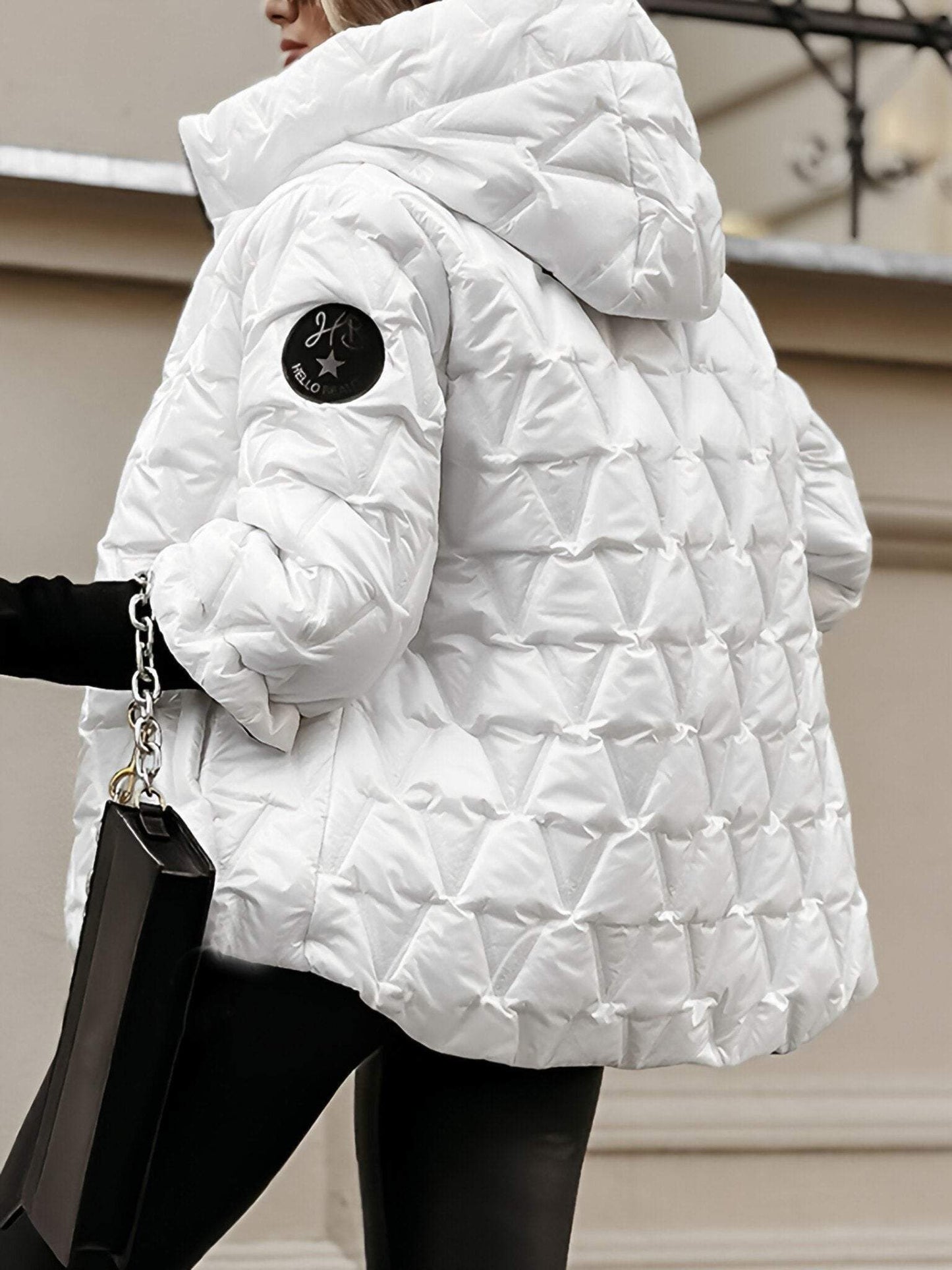 Christina - Veste à capuche en patchwork