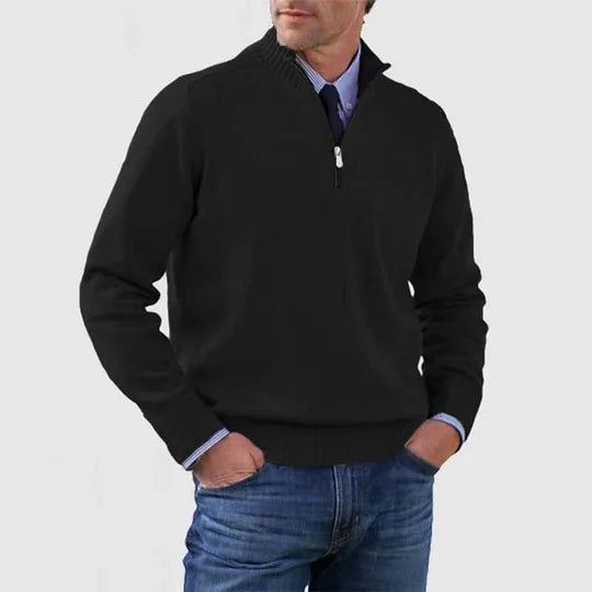 Howard™ | Pull raffiné avec demi-zip