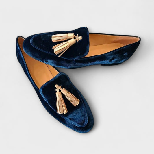 Quinnlyn – Mocassins Vintage Élégants avec Détails de Franges pour un Style Unique