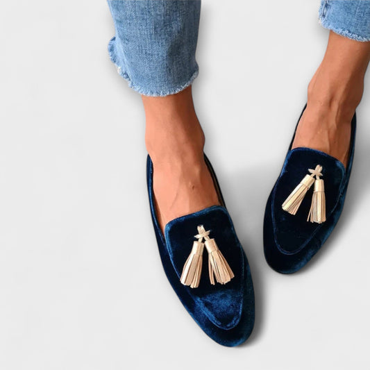 Quinnlyn – Mocassins Vintage Élégants avec Détails de Franges pour un Style Unique