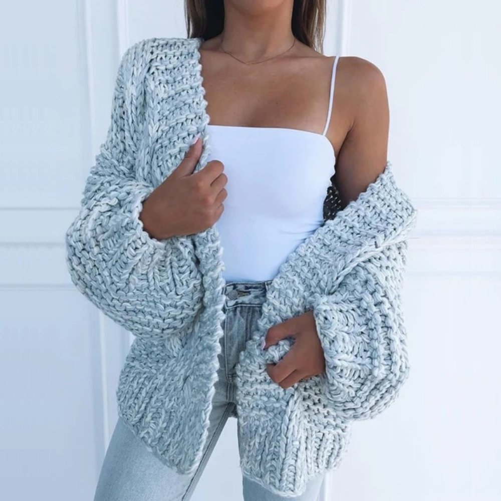 Francisca™ | Cardigan en maille épaisse et décontractée