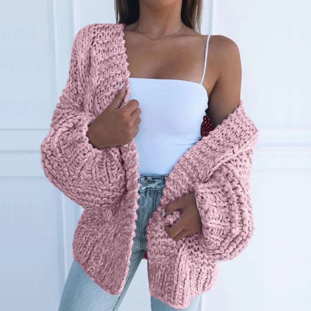 Francisca™ | Cardigan en maille épaisse et décontractée