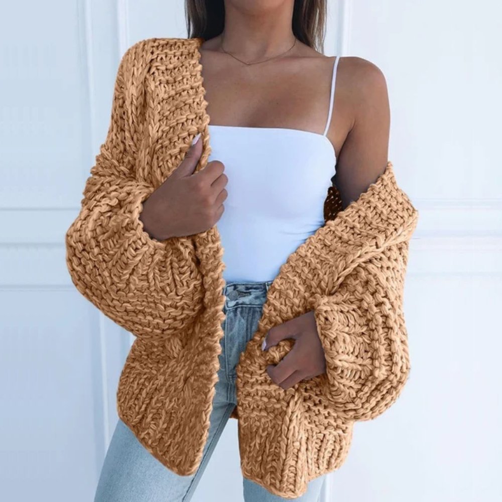 Francisca™ | Cardigan en maille épaisse et décontractée