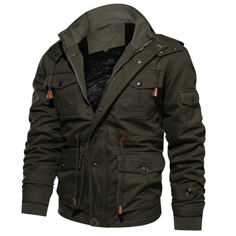 Laurens™ | Veste pour Homme Élégante et Confortable avec Capuche Amovible