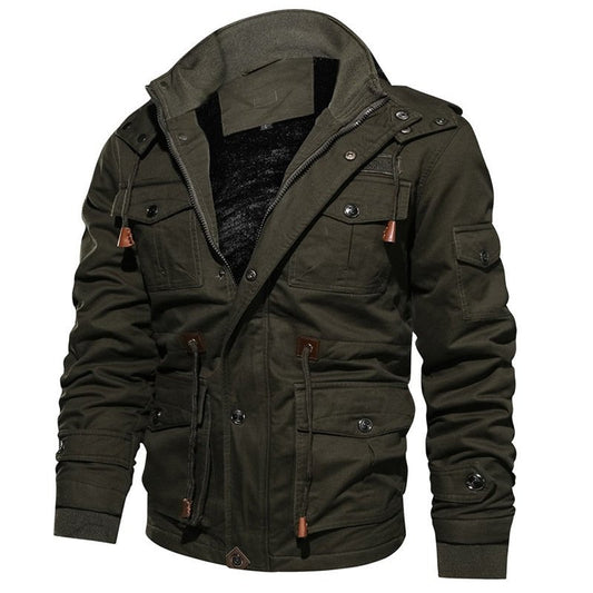 Laurens™ | Veste pour Homme Élégante et Confortable avec Capuche Amovible