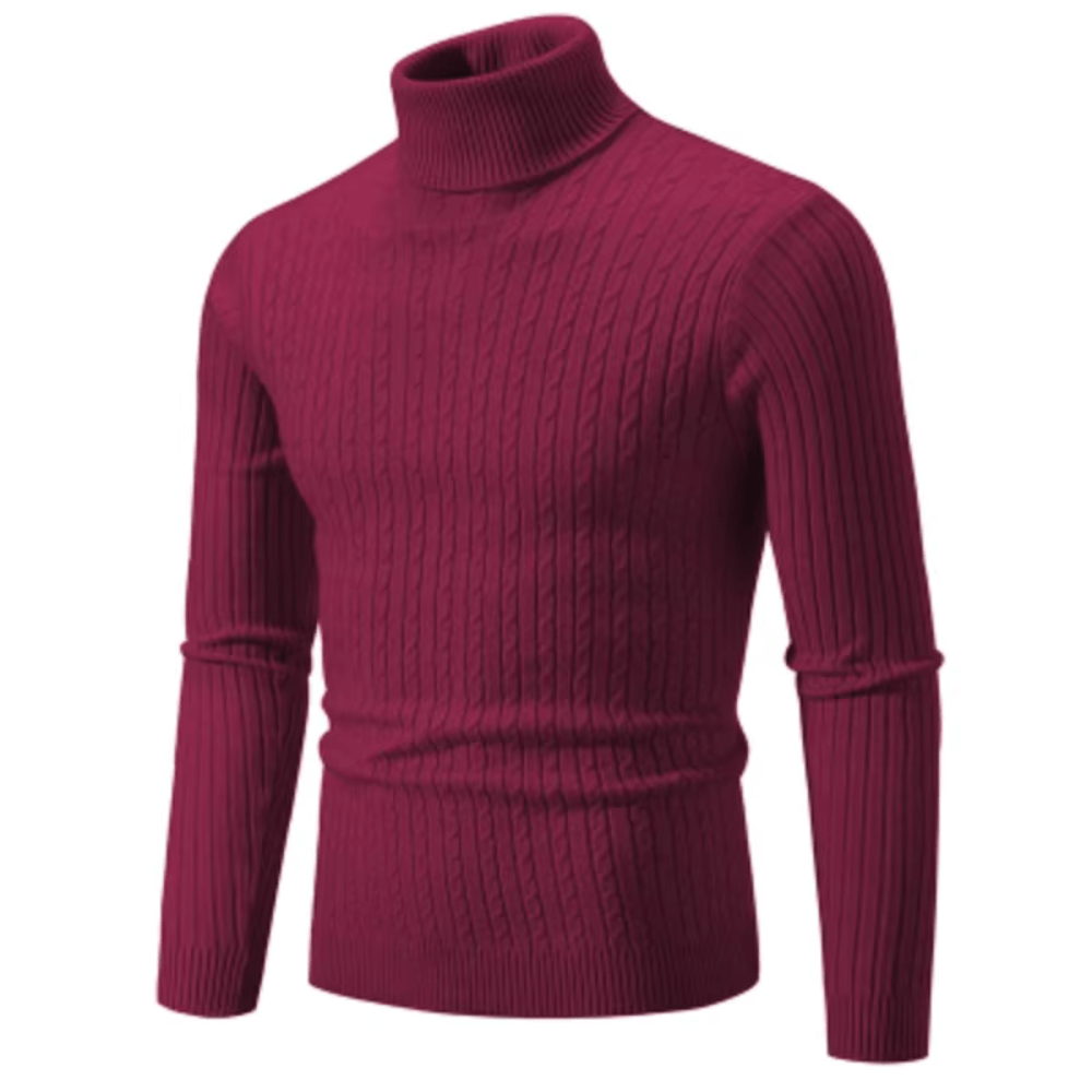 Milan | Pull Col Roulé Élégant en Tricot