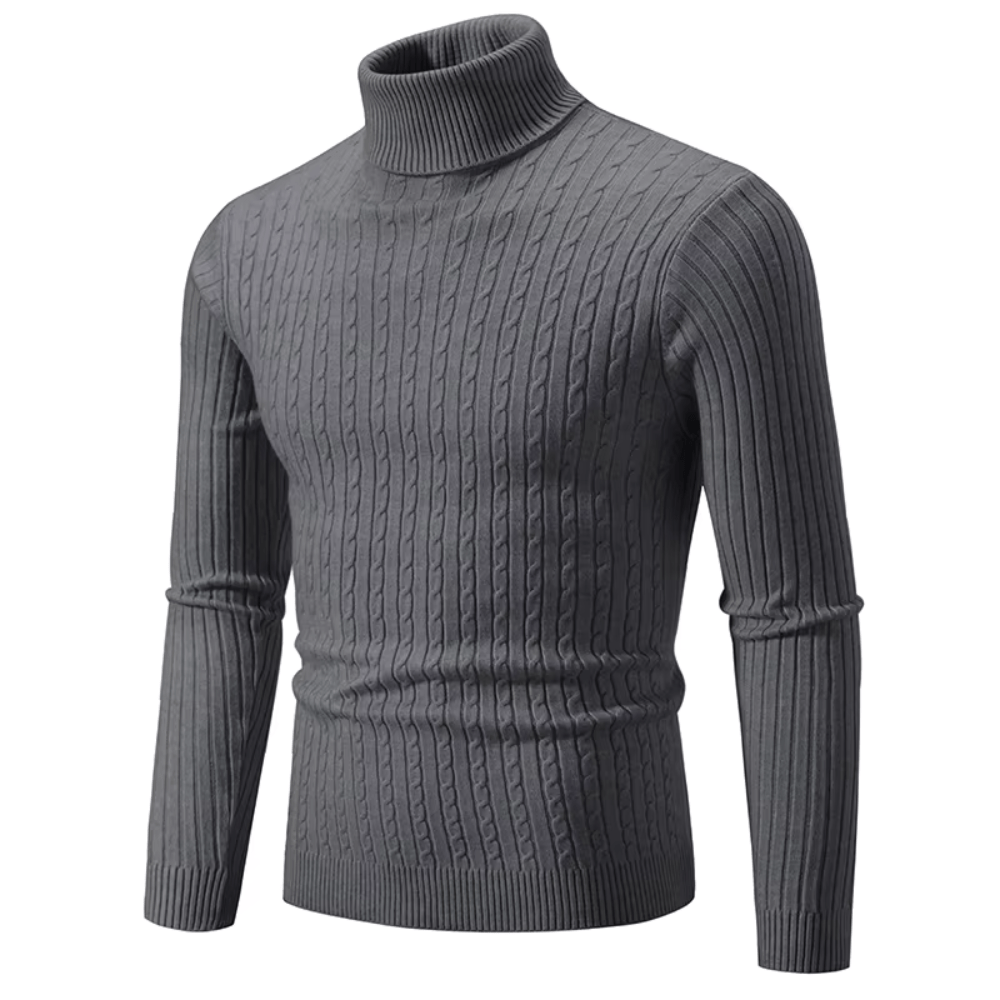 Milan | Pull Col Roulé Élégant en Tricot