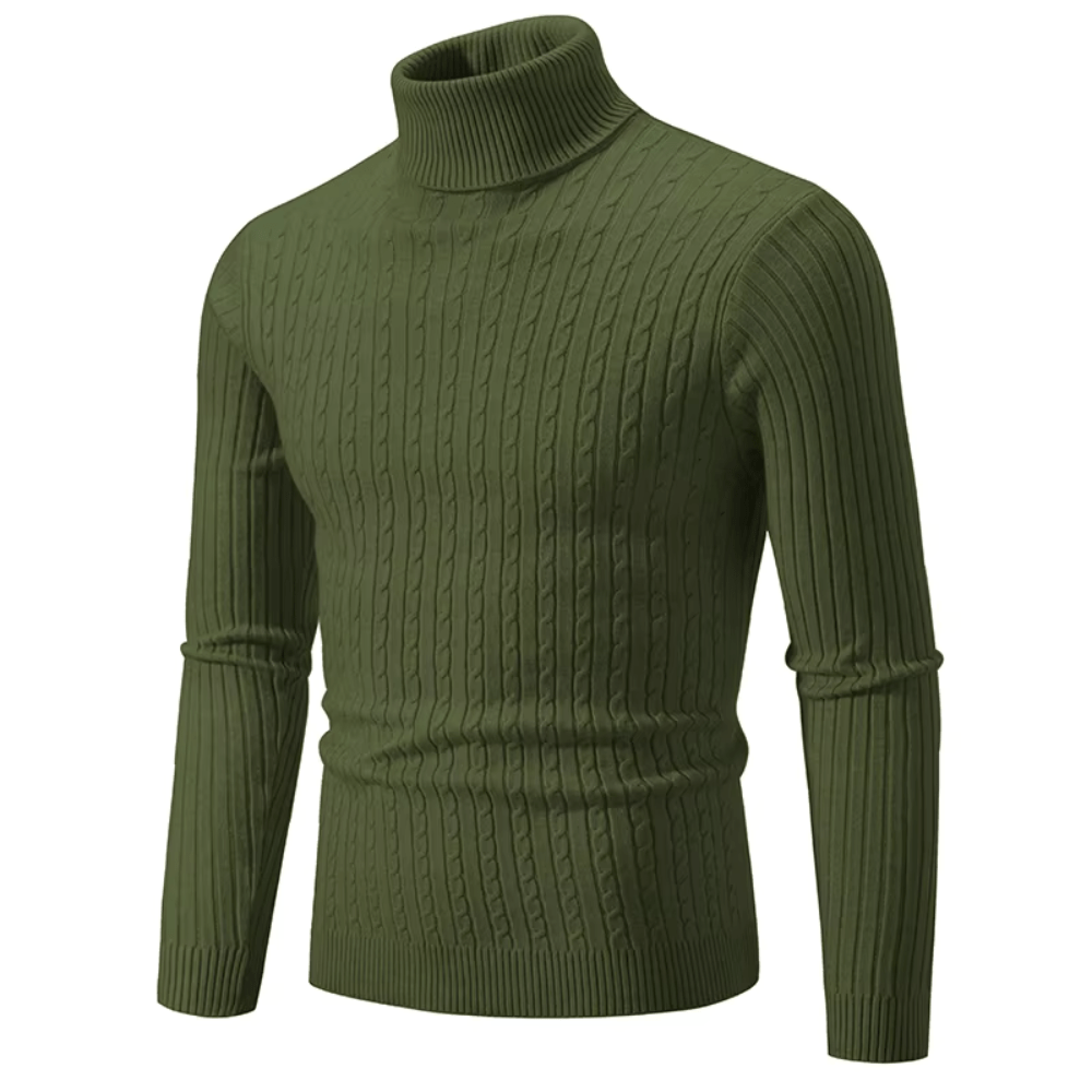 Milan | Pull Col Roulé Élégant en Tricot
