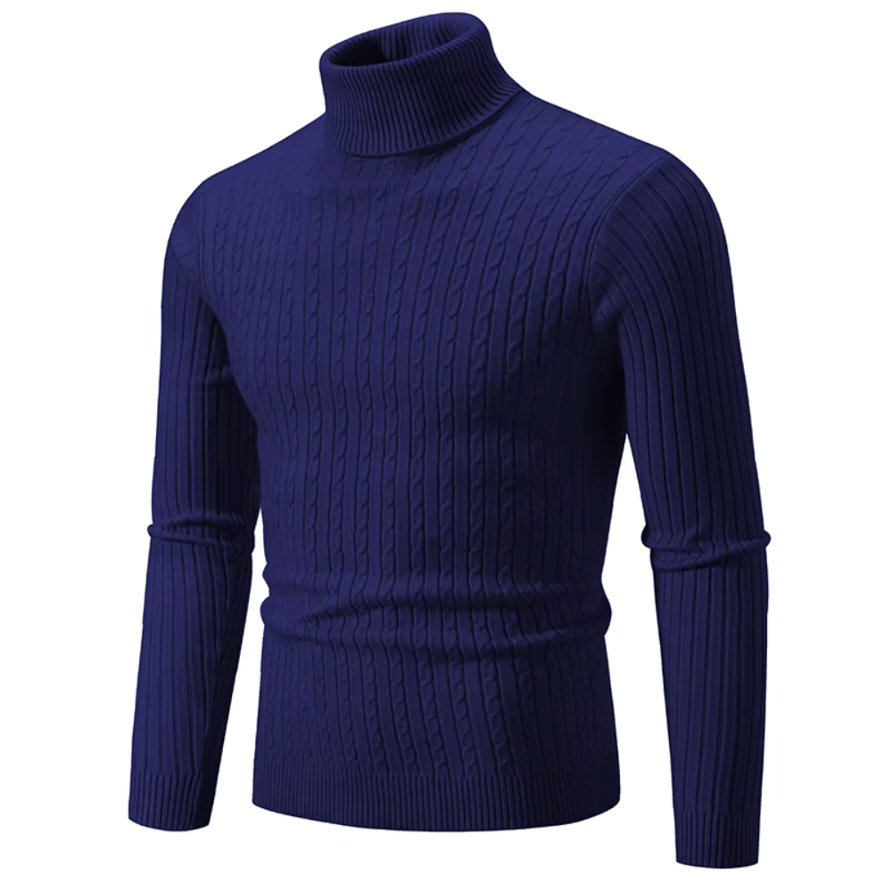 Milan | Pull Col Roulé Élégant en Tricot