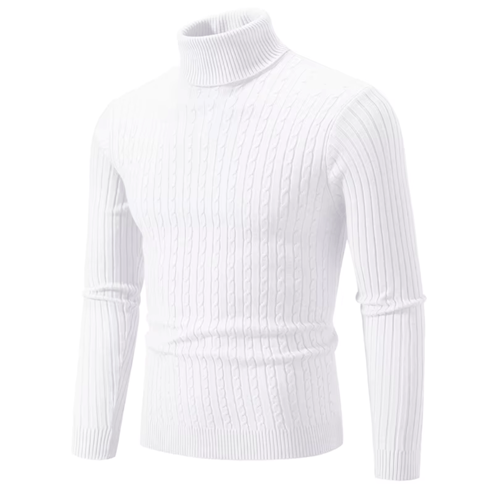 Milan | Pull Col Roulé Élégant en Tricot