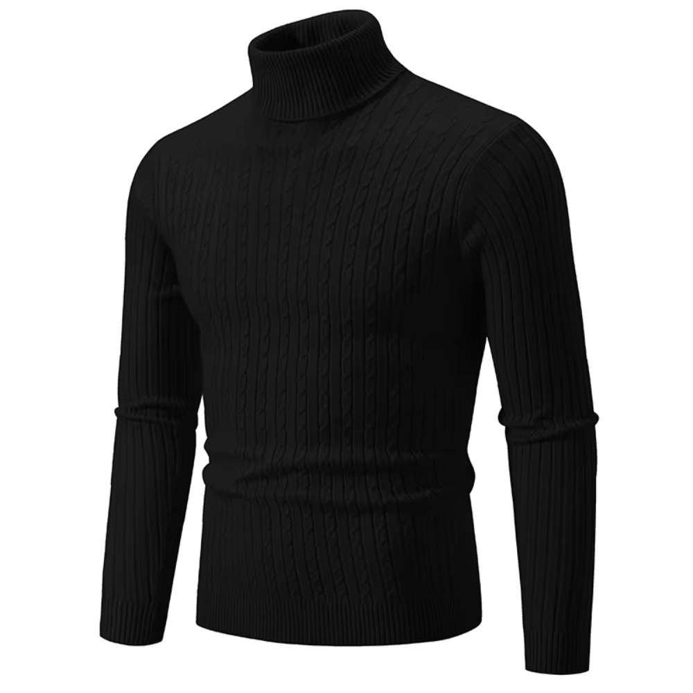Milan | Pull Col Roulé Élégant en Tricot