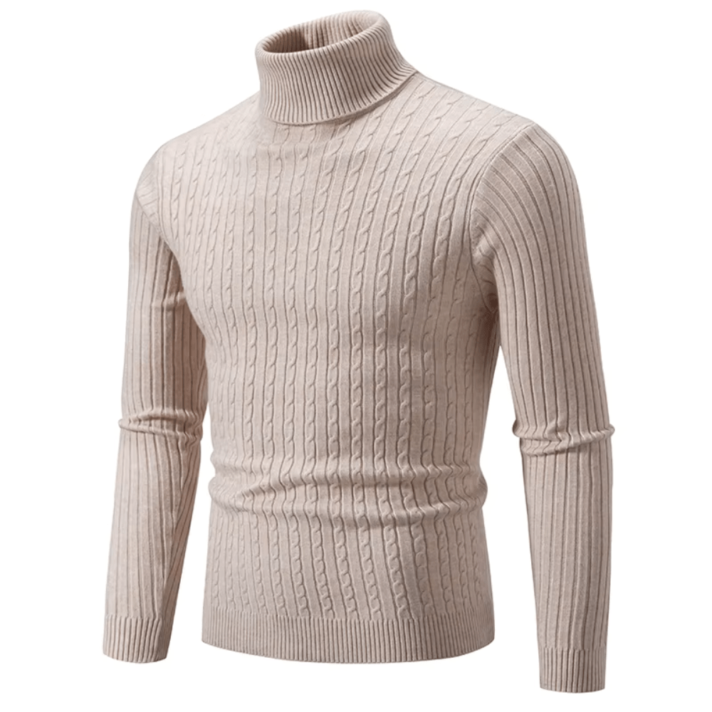 Milan | Pull Col Roulé Élégant en Tricot