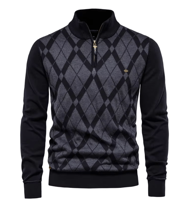 Sander | Pull pour homme à demi-zip