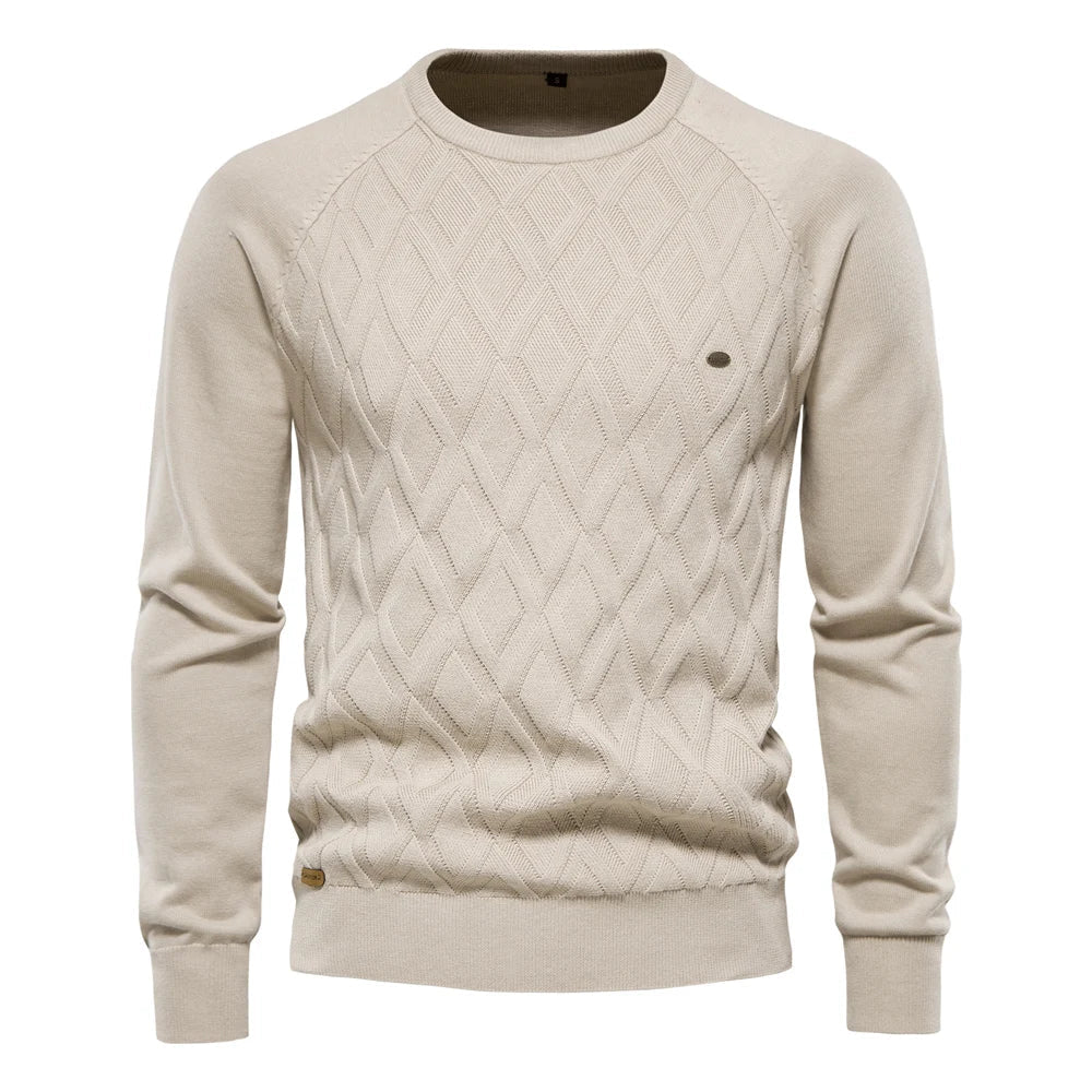 Daniel | Pull pour hommes avec design à carreaux