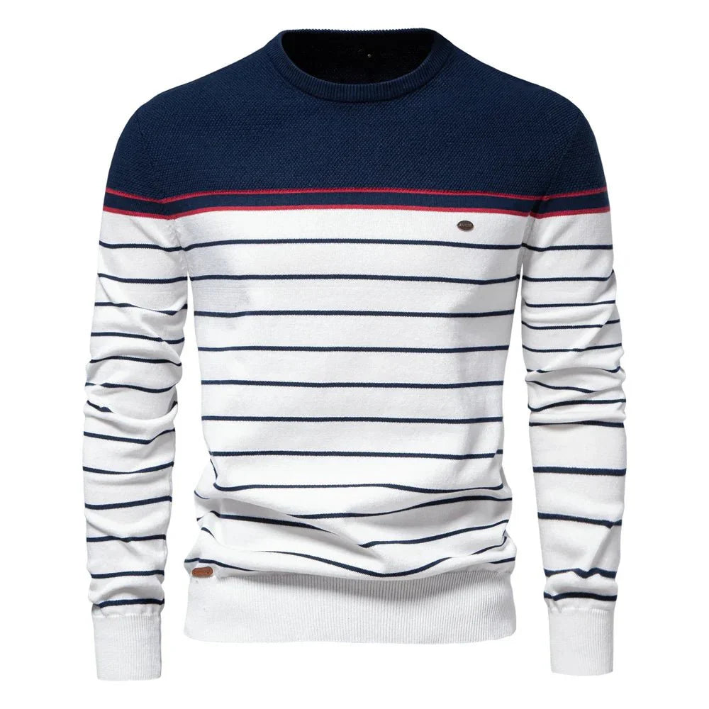 Sebastian | Pull pour Homme avec Design Rayé