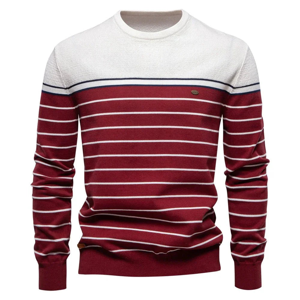 Sebastian | Pull pour Homme avec Design Rayé